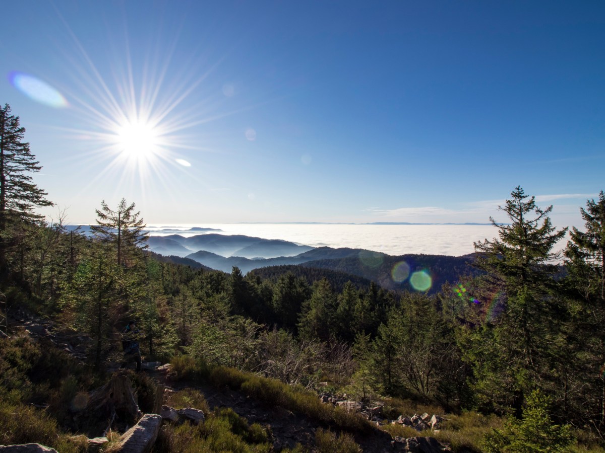 Nebelmeer und Wintersonne – Wanderung von Unterstmatt zur&nbsp;Hornisgrinde